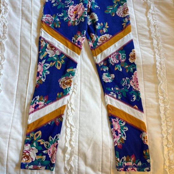 Matilda Jane Clothing Girls Size 12 EUC Four Square Leggings - Picture 1 of 3